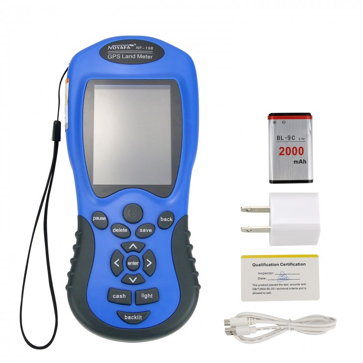 NF198 GPS Land Meter Tester English Version 2.8" Color Display For