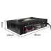 G30 12V Car Amplifier 2 Channel Bluetooth Power Amp Peak Power 180W+180W w/ Remote Controller