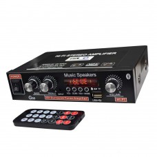 G30 12V Car Amplifier 2 Channel Bluetooth Power Amp Peak Power 180W+180W w/ Remote Controller