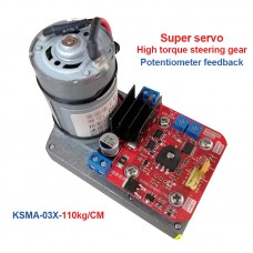KSMA-03X High Torque Servo Model Airplane Digital Servo Metal Gear Potentiometer Feedback 110KG/CM