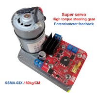 KSMA-03X High Torque Servo Model Airplane Digital Servo Metal Gear Potentiometer Feedback 180KG/CM