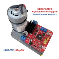 KSMA-03X High Torque Servo Model Airplane Digital Servo Metal Gear Potentiometer Feedback 180KG/CM