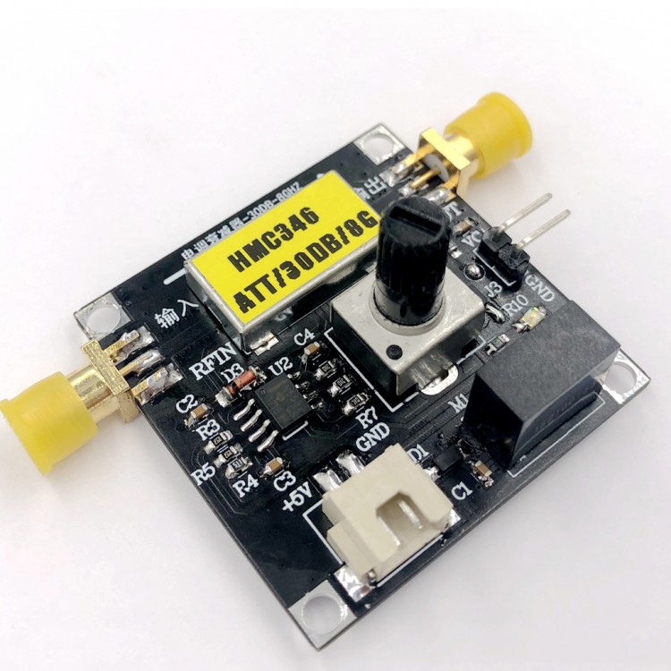 HMC346 RF Attenuator Module Positive Voltage Controlled Attenuator