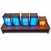 6-Digit RGB Color LED Nixie Tube Clock Glow Tube Clock Perfect Home Decor Birthday Gift Unassembled