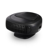 12V 150W Car Air Heater Small Car Heater Defroster 360 Degree Rotation Heating Cooling Fan Black