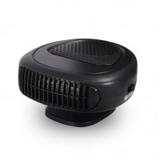 12V 150W Car Air Heater Small Car Heater Defroster 360 Degree Rotation Heating Cooling Fan Black