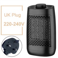 YND-1200 Electric Air Heater 1200W Household Bathroom Mini Space Heater Knob Control UK Plug