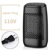 YND-1200S Electric Air Heater 1200W Household Bathroom Mini Space Heater Buttons Control Japan Plug