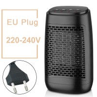 YND-1200S Electric Air Heater 1200W Household Bathroom Mini Space Heater Buttons Control EU Plug