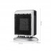 YND-900 Mini Space Heater 900W Electric Heater Fan Bathroom PTC Ceramic Heater Japan Plug Silver