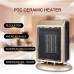 YND-900 Mini Space Heater 900W Electric Heater Fan Office Bathroom PTC Ceramic Heater EU Plug Golden