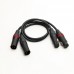 1M/3.3FT Balanced XLR Cable XLR Cord Microphone XLR Audio Cable 3-Pin Male To Female Black