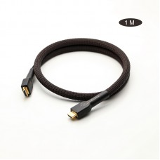 1M/3.3FT HDMI Cable IIS Cable Dark Brown OFC Gold-Plated Plug Designed For IIS Transmission