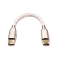 10cm/3.9" Portable DAC Headphone Amplifier OTG Cable Audio Cable For Type-C To Type-C