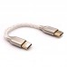 10cm/3.9" Portable DAC Headphone Amplifier OTG Cable Audio Cable For Type-C To Type-C