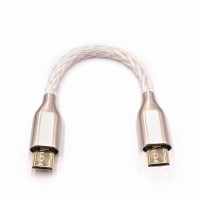 10cm/3.9" Portable DAC Headphone Amplifier OTG Cable Audio Cable For Micro To Micro