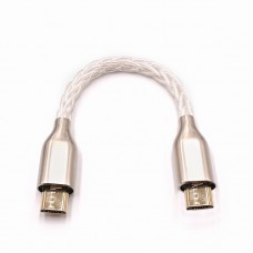 10cm/3.9" Portable DAC Headphone Amplifier OTG Cable Audio Cable For Micro To Micro