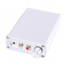 Headphone Amplifier DAC DSD ES9038 Sound Card USB DAC Assembled Silver w/ USB Interface For Amanero