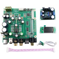 ES9038Q2M DAC Board Decoder + TFT Screen + Power Supply For IIS DSD Optic Fiber Coaxial 384K DOP128