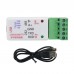 3 in1 USB-232-485 USB TO RS485 / USB TO RS232 / 232 TO 485 Converter Adapter W/ LED Indicator for WIN7 XP Linux PLC