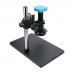 34MP 2K Industrial Microscope Camera Stand Kit w/ 180X C-Mount Lens 60 LED Ring Light For PCB Repair