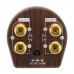 Bluetooth Digital Power Amplifier Wood Grain HiFi 100W Class D Home Audio Amplifier w/ Power Adapter