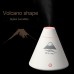 160ML USB Humidifier Diffuser Volcano Shaped Mini Desktop Moisture Spray For Facial Skin Care