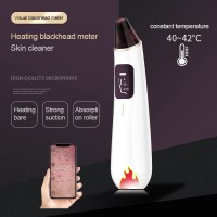 Visual Blackhead Remover Vacuum Blackhead Removal Pore Cleaner Tool Heating Facial Cleansing Device