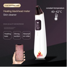 Visual Blackhead Remover Vacuum Blackhead Removal Pore Cleaner Tool Heating Facial Cleansing Device