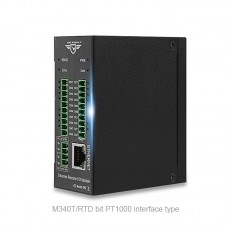 M340T Ethernet Remote IO Module Data Acquisition Module 8RTD+1RS485+1Rj45 (For PT1000 Sensor Input)
