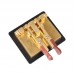 JCR-76 Automatic Morse Telegraph Key Two Paddle Copper For Shortwave CW Amateur Radio Walkie-Talkie