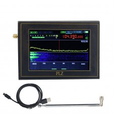 400MHz-2GHz Malachite SDR Receiver Malahit Shortwave Radio Receiver 3.5" Screen + Antenna Data Cable