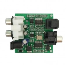 Audio Board Analog Audio To SPDIF/Coaxial/Optic Fiber 192K/24Bit Output Require DC 5V Power Supply
