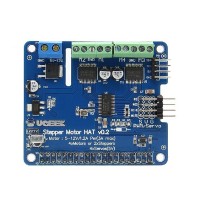 Robot Expansion Board V2 Stepper Motor HAT Fit Stepper Motor/Motor/Servo For Raspberry Pi 4B 3B+