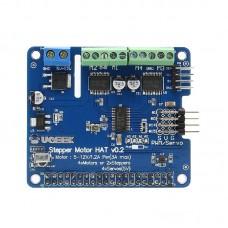 Robot Expansion Board V2 Stepper Motor HAT Fit Stepper Motor/Motor/Servo For Raspberry Pi 4B 3B+