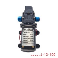 3210YB-12-100 High Pressure Electric Diaphragm Pump Pressure Switch Type B Connector 100W DC  12V