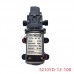 3210YB-12-100 High Pressure Electric Diaphragm Pump Pressure Switch Type B Connector 100W DC  12V