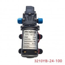 3210YB-24-100 High Pressure Electric Diaphragm Pump Pressure Switch Type B Connector 100W DC 24V