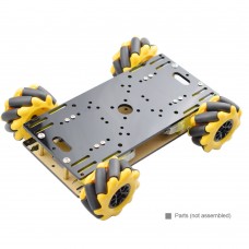Unassembled Mecanum Wheel Car Smart Omni Robot Car Chassis Kit With Motors For Arduino