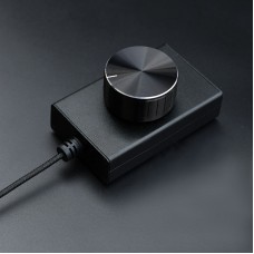 PC Volume Control USB Volume Control Knob Speaker Knob Switch Lossless Sound Quality (Bottom LED)