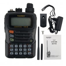 For YAESU VX-6R Dual Band Transceiver UHF VHF Radio IPX7 Mobile Walkie Talkie For Driving Outdoors