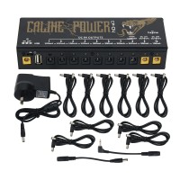 Caline CP-04 Guitar Pedal Power Supply 10 Channels Isolated Output Power Tuner Guitar Effect Power 