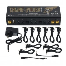 Caline CP-04 Guitar Pedal Power Supply 10 Channels Isolated Output Power Tuner Guitar Effect Power 