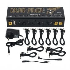 Caline CP-04 Guitar Pedal Power Supply 10 Channels Isolated Output Power Tuner Guitar Effect Power 