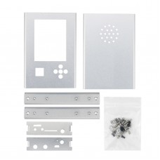 Silver Metal Case Aluminum Case Shell For PortaPack H2 Case HackRF One SDR Radio DIY Uses