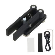 QU-20C Morse Key CW Key Dual Paddle Key Automatic Base Magnetic Adsorption For Shortwave Radio