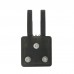 QU-21C Dual Paddle Key Mini Morse Key Telegraph Key CW Key Automatic Base Magnetic Absorption