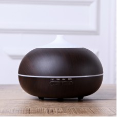 500ML Woodgrain Aroma Diffuser Ultrasonic Smart Desktop Home Air Purifier Humidifier 7-Color Light