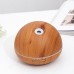 500ML Household Ultrasonic Woodgrain Aroma Diffuser Essential Oil Diffuser Intelligent Silent Air Humidifier