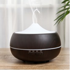 500ML Ultrasonic Smart Woodgrain Aroma Diffuser Home Mini Air Humidifier Creative Air Atomizer